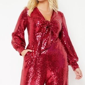Sequined jumpsuit- Eloquie size 22